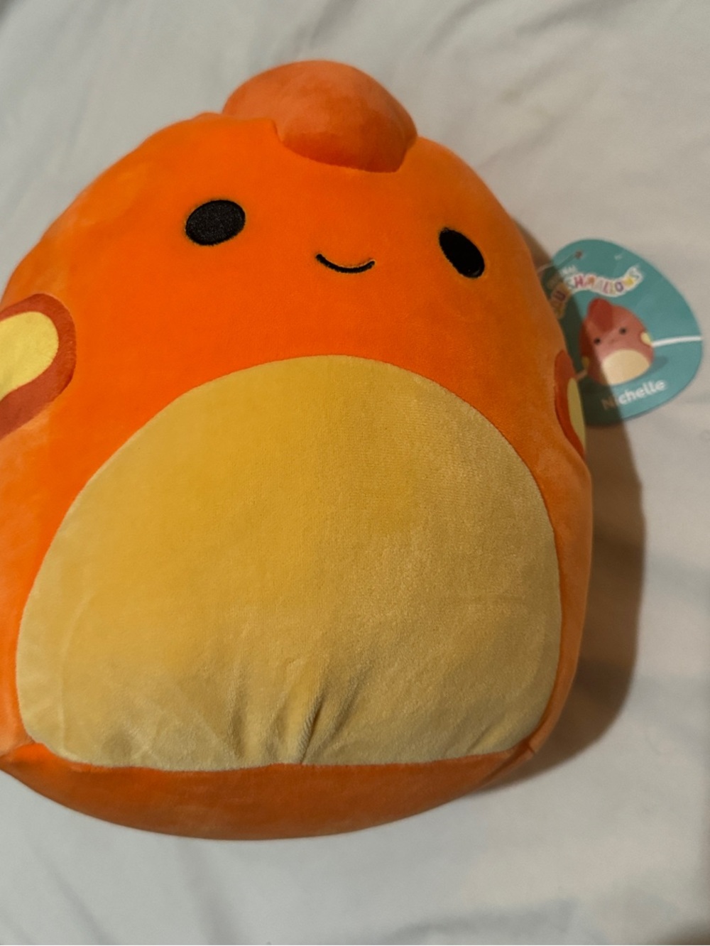 Squishmallows  Nichelle the Orange Dinosaur 11" Plush Toy